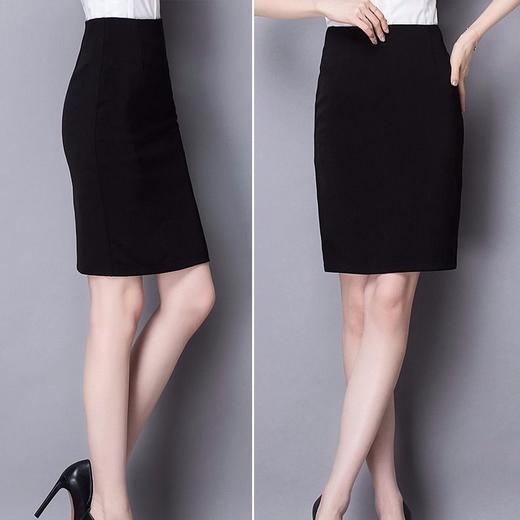 TZW-工装裙弹力大码后开叉半身裙短裙 商品图6