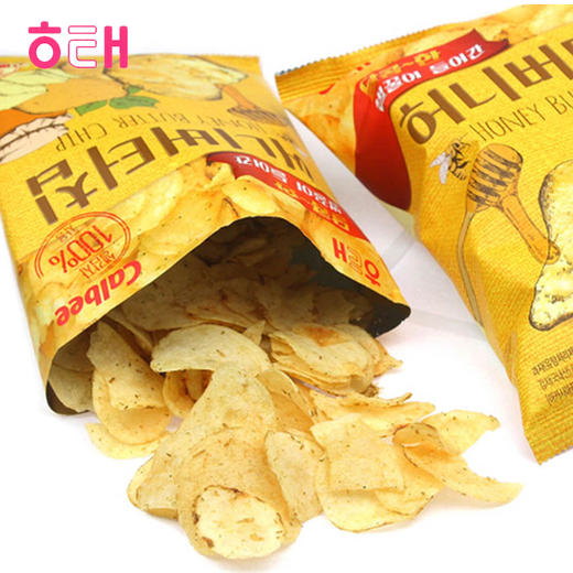 【韩国进口食品】零食海太蜂蜜黄油薯片 膨化烤土豆片香脆马铃薯片 60g 商品图4