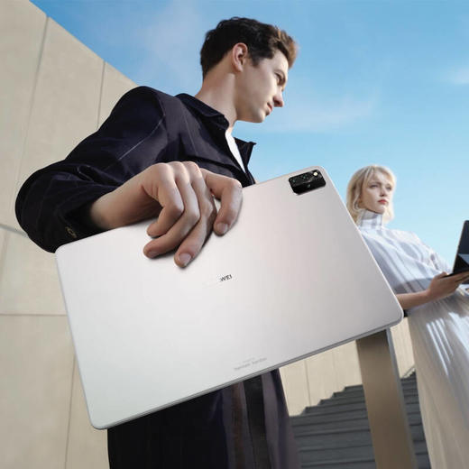 华为HUAWEI MatePad Pro 12.6英寸2021款鸿蒙HarmonyOS麒麟9000E OLED全面屏平板电脑 8+256GB WIFI曜石灰 商品图6