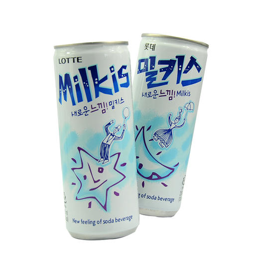 韩国食品进口乐天牛奶碳酸饮料苏打汽水milkis牛奶碳酸饮料  250ml/瓶 商品图4