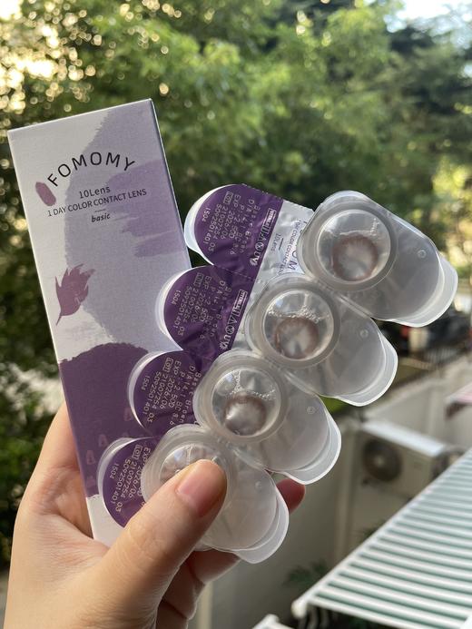 虞书欣同款品牌Fomomy日抛新品Basic系列【限时特价65元一盒】·  中等直径效果  · 日本美瞳日抛 · 10片装 「上海保税仓发货」 商品图2