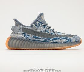 阿迪达斯Adidas yeezy 350V2椰子大理石星云休闲运动跑鞋GW3771