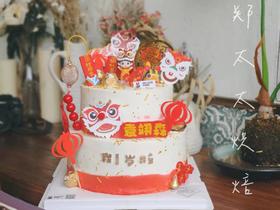 古风舞狮双层加高款