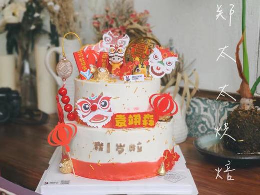 古风舞狮双层加高款 商品图0