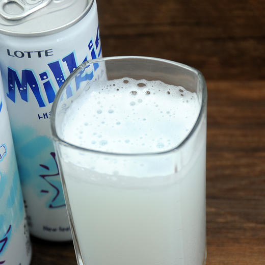韩国食品进口乐天牛奶碳酸饮料苏打汽水milkis牛奶碳酸饮料  250ml/瓶 商品图3
