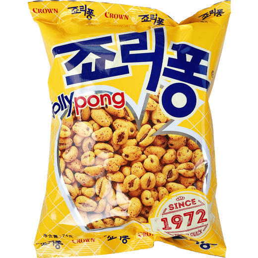 【韩国进口食品】零食crown克丽安大麦粒 袋爆米花膨化浓香粗粮 74g/袋 商品图0
