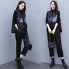 YZC751-1 2021春秋装新款时尚休闲盘扣印花三件套套装 商品缩略图3