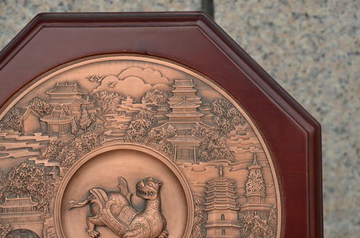 东方紫铜-浮雕画《石市名胜组合》 商品图3