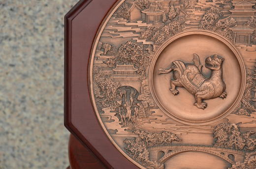 东方紫铜-浮雕画《石市名胜组合》 商品图5