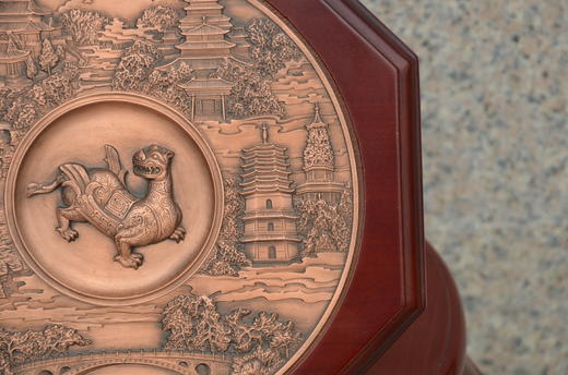 东方紫铜-浮雕画《石市名胜组合》 商品图4