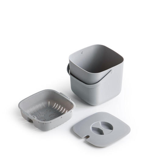 【茶道配件】【简约环保桶】茶渣桶茶水桶带过滤排水桶废水桶家用茶台垃圾桶功夫茶具配件 商品图1