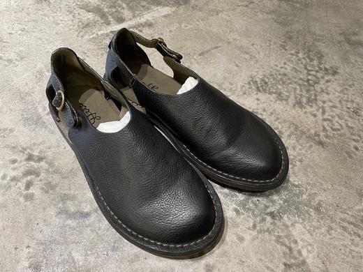 Diu浅灰/黑牛皮鞋 商品图4