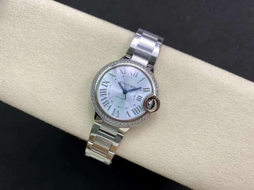 TW厂 官网新盘面看气球进口纯进口保证机芯鱼眼通透烤蓝针 一表一卡 33MM、凸面弧形表壳，蓝宝石玻璃，扭索雕纹表盘，剑形指针 商品图14