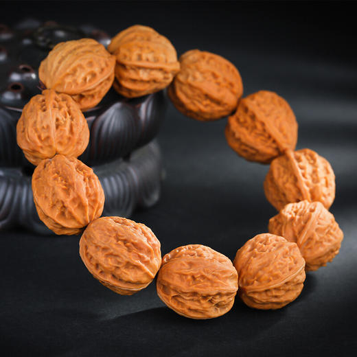 六鑫珠宝 麻小核桃秋子串 22mm 商品图7