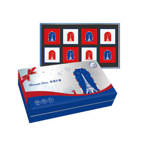 卡吉诺浪漫巴黎法式礼盒月饼8粒装