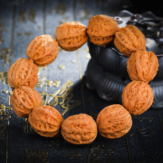 六鑫珠宝 麻小核桃秋子串 22mm 商品图6