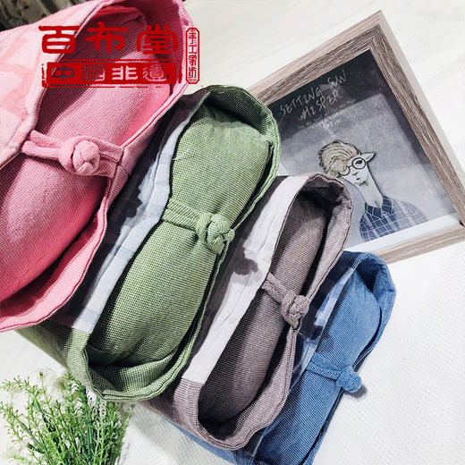 （乡村振兴商品）百布堂古风盘扣养生护颈枕 商品图2