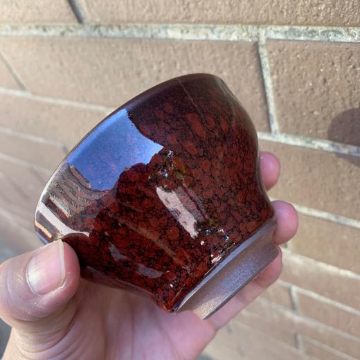 建窑建盏百花盏铁胎茶碗家用茶具品茗茶杯大号禅定主人杯陶瓷单杯 商品图1