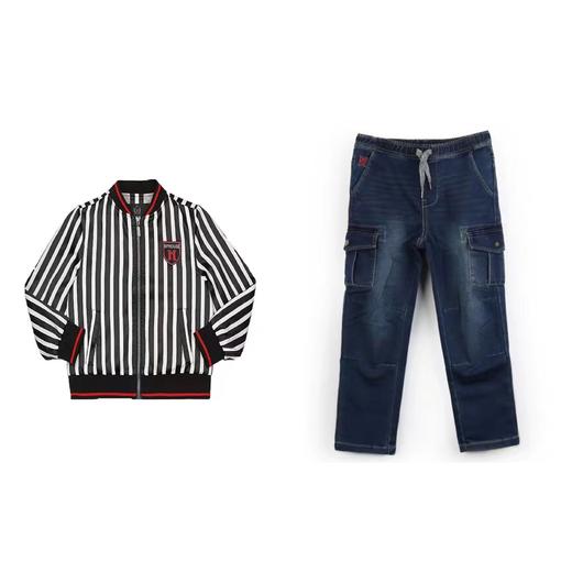 ivyhouse-男童夹克套装黑色 商品图0