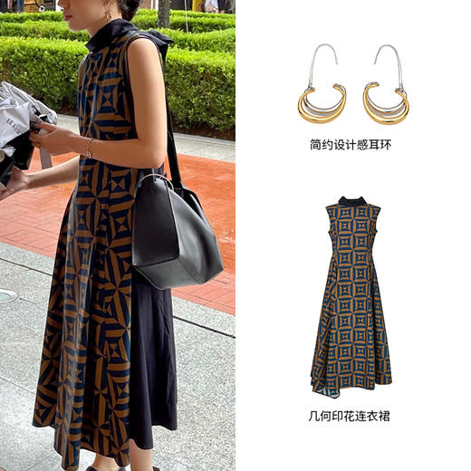 HIDEMI花苞线条感耳环 商品图4