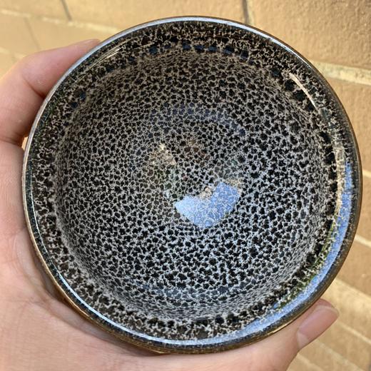 建窑建盏百花盏铁胎茶碗家用茶具品茗茶杯大号禅定主人杯陶瓷单杯 商品图5