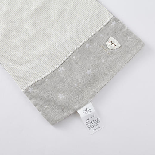 英氏寝具婴儿有机棉枕套纯棉宝宝枕头长方形用品YEZMJ11001A01 商品图1