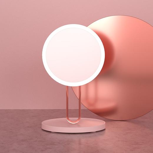 斐色耐化妆镜带灯LED镜子智能美妆镜台式梳妆镜女生生日芭蕾镜 商品图3