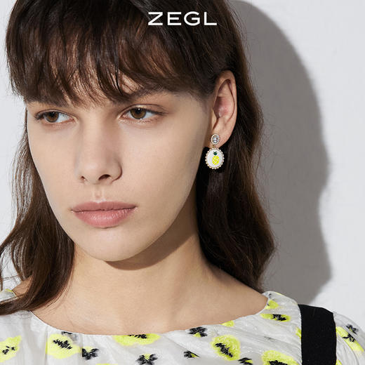 ZEGL度假风夏天水果耳环女小众设计感耳钉925银针个性网红耳饰品 商品图1