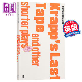 【中商原版】碎片集 杂谈及一个戏剧片段 Krapp s Last Tape and Other Shorter Plays 英文原版 Samuel Beckett