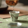 束刻 古青/海棠茶杯 口径5.4cm 高4.5cm 满容30ml 古青手绘兰花绣球花茶杯文人器功夫茶具海棠茶杯花口小品茗杯 商品缩略图2