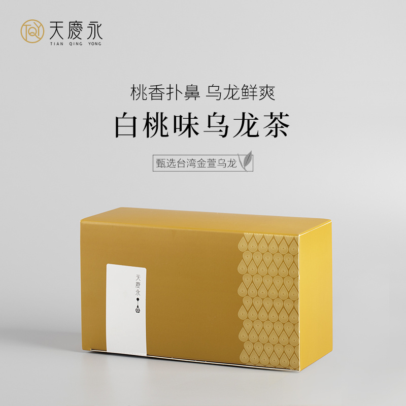 【天庆永】萃茶 白桃乌龙茶 三角茶包4g*10颗/袋*6袋/盒（补充盒）