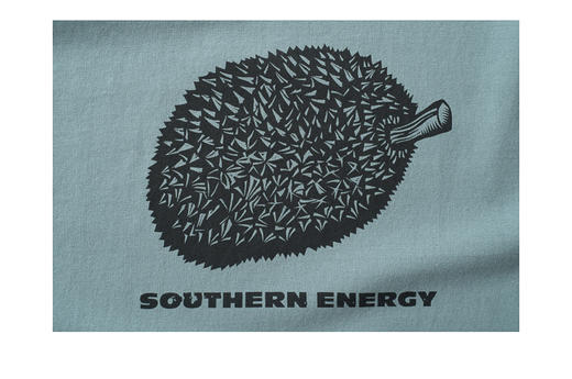 刘庆元×吃茶去 艺术家合作款全棉圆领短袖T恤榴莲chichaqu新款 商品图4