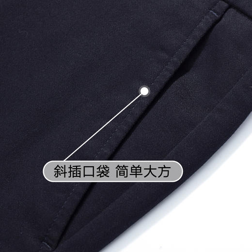 GOOD LUCK德鲨男装休闲裤时尚商务微弹力男装长裤子B287601 商品图10