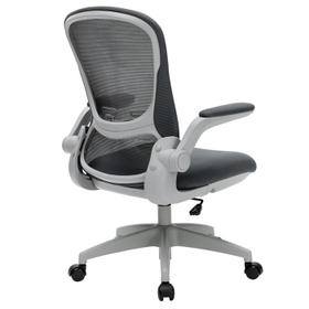 八九间电脑椅 学生学习椅子 书房写字椅 人体工学座椅 可调节滑轮椅 升降转椅 家用办公靠背椅 526WB灰框灰网