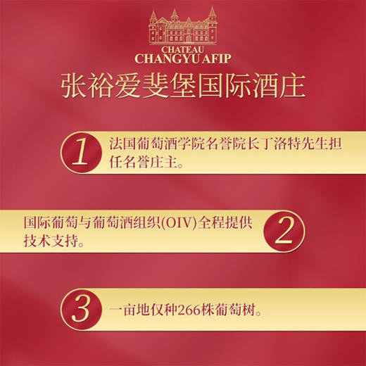 张裕北京爱斐堡国际酒庄 A9 赤霞珠干红葡萄酒750ml 商品图4