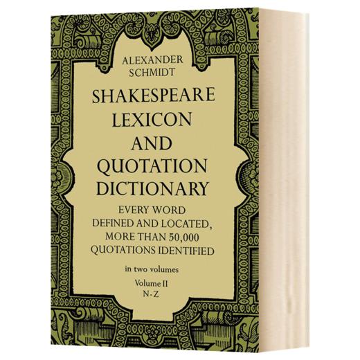 华研原版 莎士比亚词典2 英文原版 Shakespeare Lexicon and Quotation Dictionary Vol 2 英文版进口原版英语书籍 商品图1