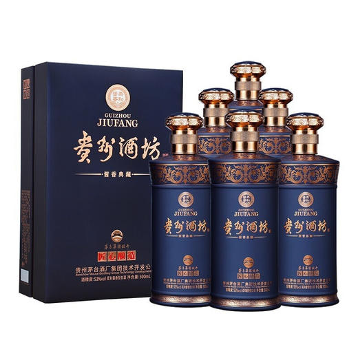 【推荐】【清仓 外箱瑕疵】茅台集团 贵州酒坊 酱香典藏 酱香型 53度 500ml*6 整箱装 商品图1