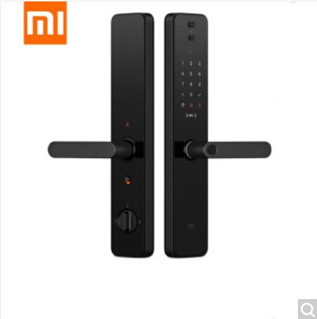 小米（MI）智能门锁Pro指纹锁防盗门家用电子门铃功能全自动公司密码电子锁 小米智能门锁 Pro 碳素黑 商品图0