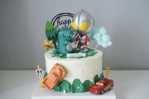 主题奶油蛋糕 | 鲜果原味奶油 -咸蛋超人 商品图0