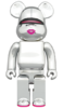 收藏系列 Be@rbrick 400%系列 空山基 红唇 银色 商品缩略图3