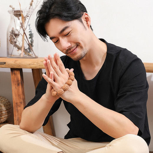 六鑫珠宝 麻小核桃秋子串 22mm 商品图2