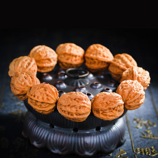 六鑫珠宝 麻小核桃秋子串 22mm 商品图8