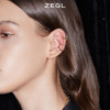 ZEGL简约方形耳夹女无耳洞高级感耳环耳骨夹冷淡风耳饰夏小众设计 商品缩略图1