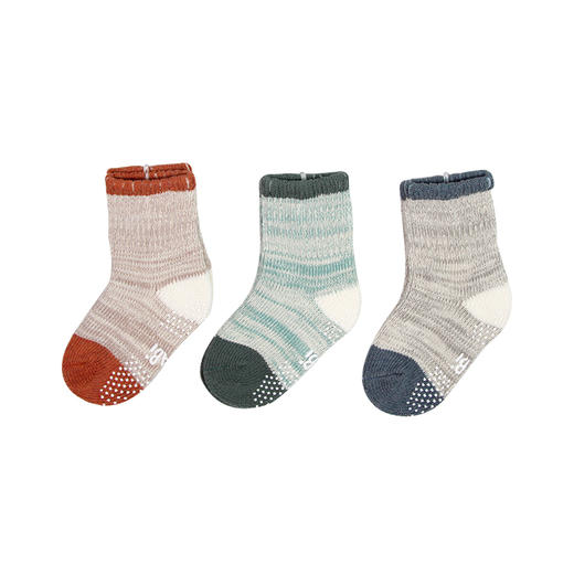 拉比-鞋袜类（常年）C9休闲短袜（3条装）玫瑰红 商品图4