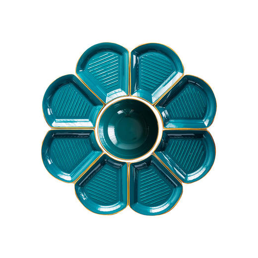 北欧轻奢陶瓷套装家用碗盘碟高颜值送礼酒店适用菜盘拼盘陶瓷餐具 商品图7