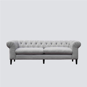 NS家居nsfurniture软包拉点布艺三人位沙发NSSF-5182-60 KD