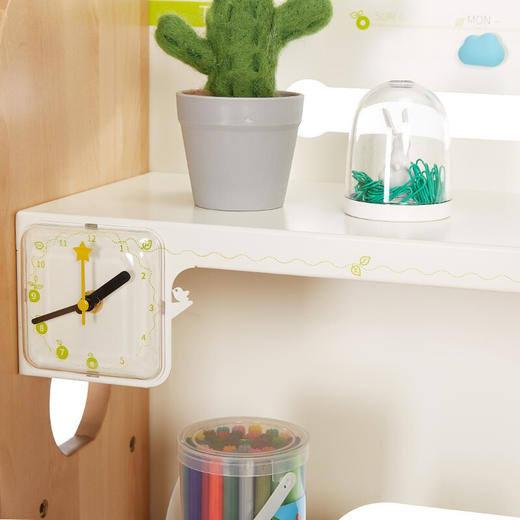 2平米 儿童学习桌实木桌梦境系列 （进口桦木）小学生书桌多功能桌椅套装 梦境1.2米+学习椅 商品图4