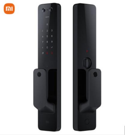 米家 小米（MI）智能门锁Pro指纹锁防盗门家用电子门铃功能全自动公司密码电子锁 小米智能门锁 Pro 碳素黑 商品图0