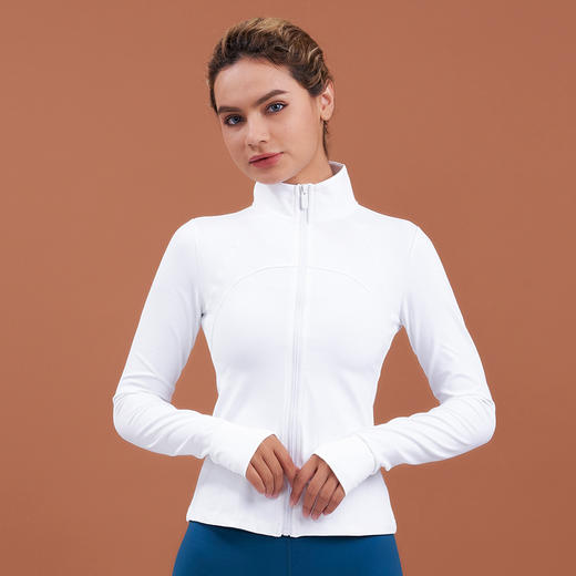 《惊爆618 不退换》HWT华威特玲珑运动瑜伽修身服跑步户外塑形外套H290123 商品图2