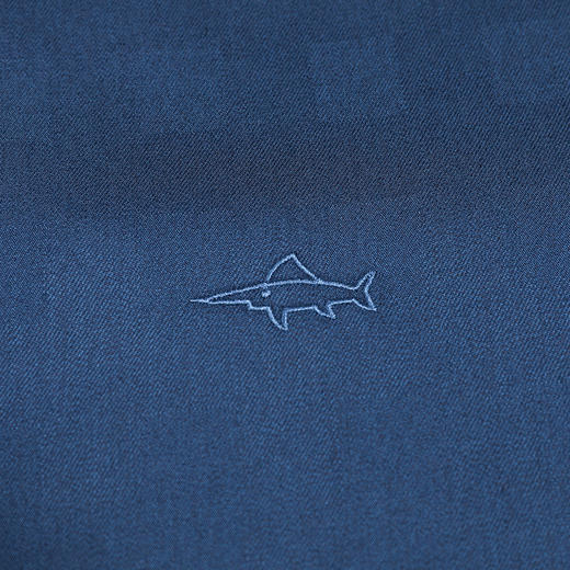 GOOD LUCK德鲨暗纹提花长袖衬衫L291136 商品图13